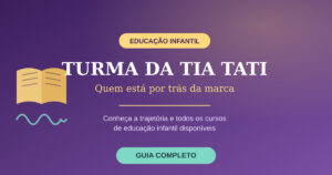Tatiane Anzini, criadora da Turma da Tia Tati, cursos de educação infantil
